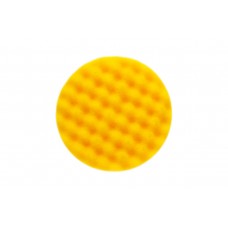 Mirka Polarshine 135 x 25mm Yellow Waffle Foam Polishing Pad